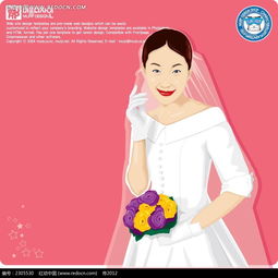 婚纱美女卡通手绘ai素材免费下载编号2305530红动网