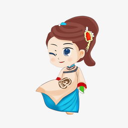 贵妃夫人小丫头新娘头戴鲜花大小姐图片素材其他格式下载动漫人物大全