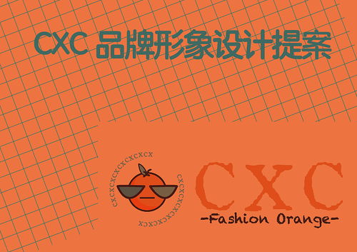 cxc橙子时尚品牌vi手册一宣传手册