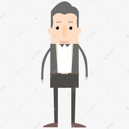卡通矢量商务人士男青年素材图片免费下载高清psd千库网图片编号10523876
