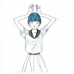 素描头像女生手绘高冷森系2018希望你好不要感冒不要焦躁