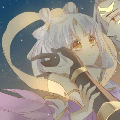 ins可爱动漫情侣头像