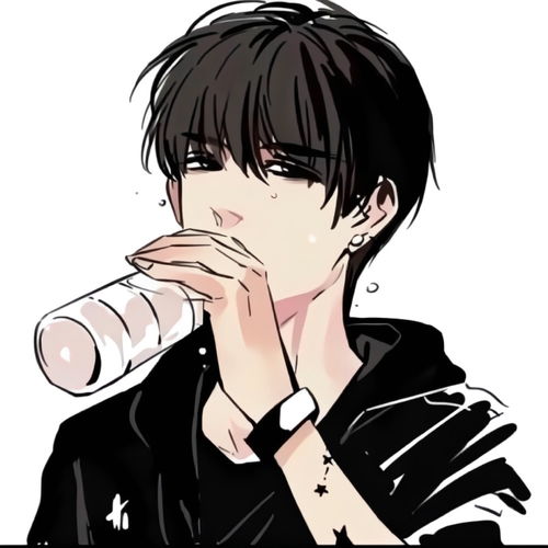 动漫男生头像.有月亮的时候不要惹我,我可能会变身