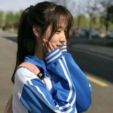 女生学生穿校服小清新qq头像校服控女生头像,女生头像图片