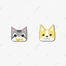 矢量手绘卡通猫咪素材图片免费下载千库网