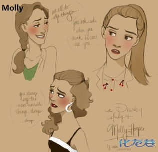 如果迪士尼也推出了神探夏洛克,那一定会是这样的molly画得好漂亮,女主风