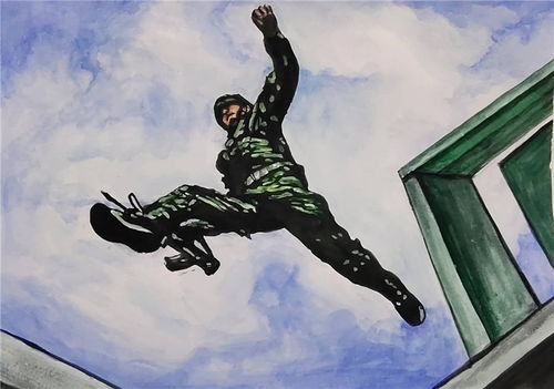 军营漫画丨边防官兵手绘军旅风采