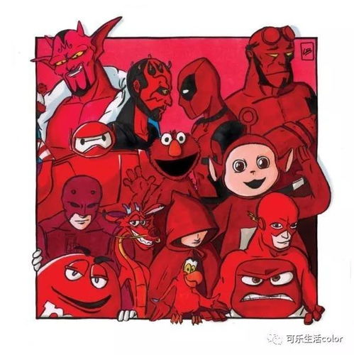 强迫症睇完好爽法国画师根据颜色分类动漫角色
