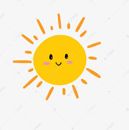 卡通可爱呆萌小太阳素材图片免费下载千库网