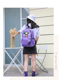 迪阿伦双肩包女卡通小清新少女心书包女中小学生韩版校园旅行背包