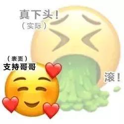 阴阳怪气两副面孔的表情包