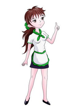 大白菜卡通素材