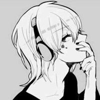 动漫病娇黑白女生头像微信头像图片大全