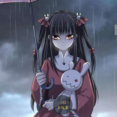 酷酷的女生头像动漫冷酷帅气二次元女头