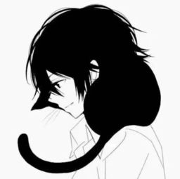 qq动漫男头高清要求男孩跟猫一起的
