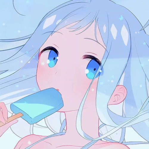 精选蓝色系女生动漫头像,快来康康