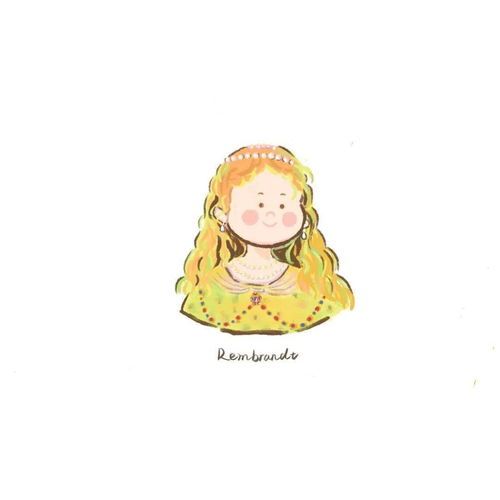 软萌插画头像叮咚本周份的少女心来咯,请速速签收
