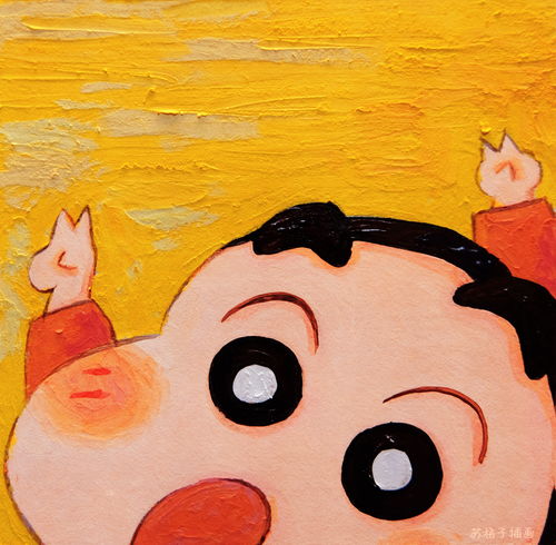 超可爱油画棒头像和插画集合