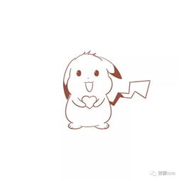 儿童简笔画之给你小心心的皮卡丘