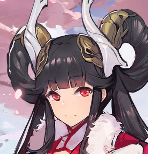二次元小清新和风头像秀丽端庄,花容月貌的二次元美人儿