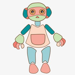 卡通人物玩具机器人插画图片素材其他格式下载动漫人物大全