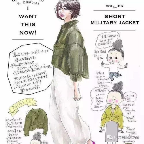 服装搭配初秋最潮手绘漫画人物发型和服装搭配,轻松搭出时髦感