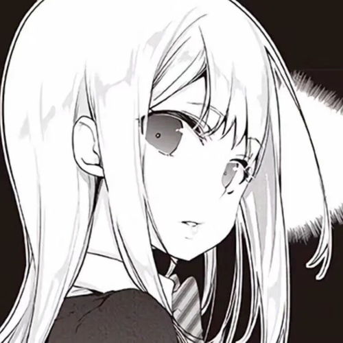想成为你的例外和最爱动漫黑白漫画女生头像
