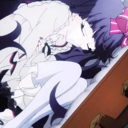 二次元女生头像动漫好看暗黑系的日漫风女头