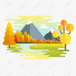 卡通秋天风景素材图片免费下载高清装饰图案png千库网图片编号3023476