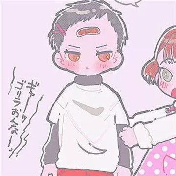 粉色少女系动漫情头头像