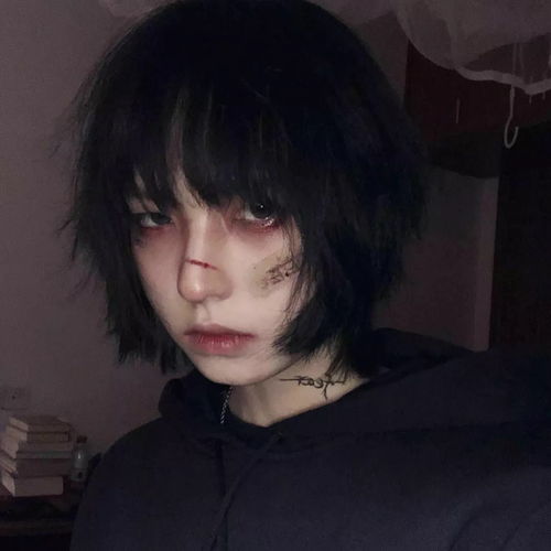 有什么中性风短发酷酷的女生的头像吗