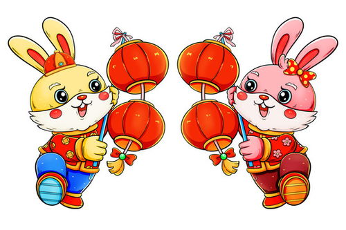 卡通新年春节龙年拜年绿色龙