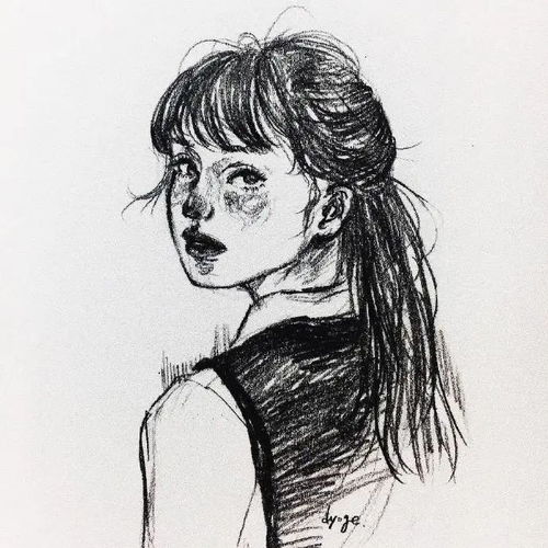 素描参考美式画风这组画风好喜欢可以做插画头像