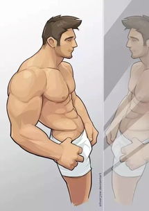 健身手机壁纸卡通版肌肉男壁纸下载完美的身体