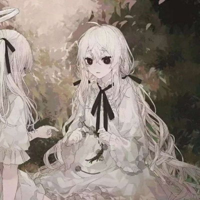 林弦可爱手绘二次元闺蜜头像