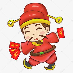 财神爷2019年发红包恭喜发财素材图片免费下载千库网