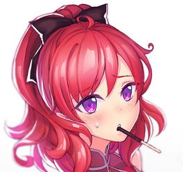 二次元少女头像