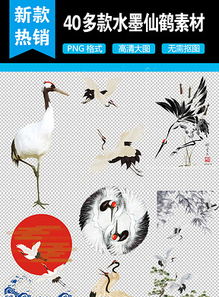 矢量仙鹤图片素材模板下载0.03mb动漫人物大全人物形象