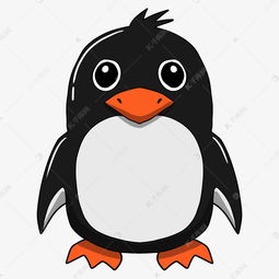 手绘卡通企鹅插画素材图片免费下载千库网