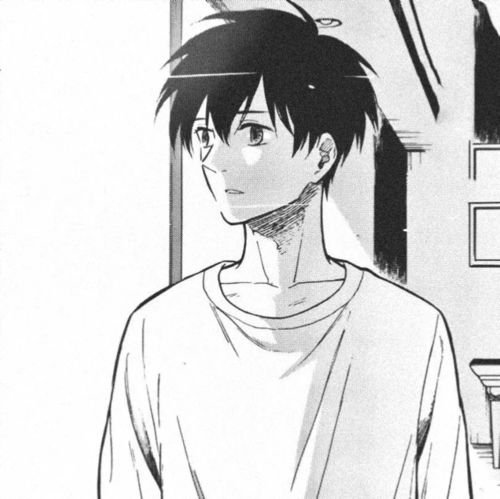 黑白线稿动漫男头像酷帅气质
