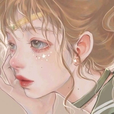 动漫女头爱上一朵花就陪她去绽放