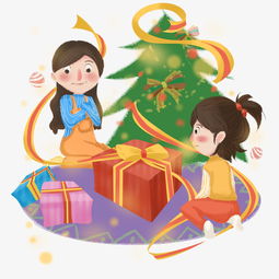 可爱萝莉欢度圣诞图图片素材其他格式下载动漫人物大全