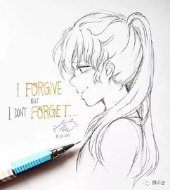 一组清新感爆棚的少女漫画铅笔线稿,干干净净的好喜欢