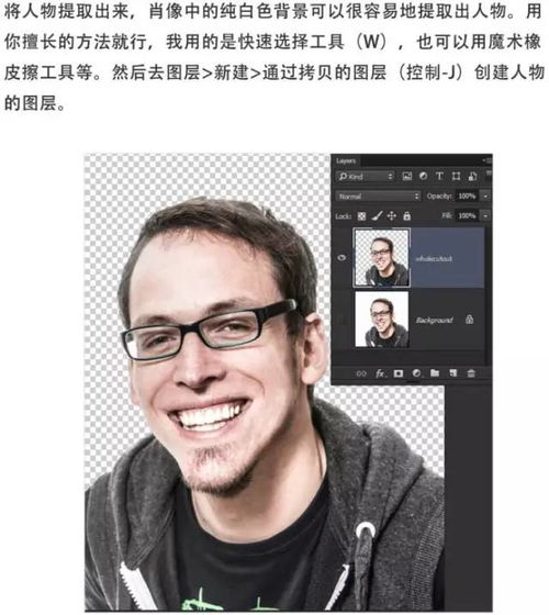 ps教程把真人头像照片制成搞笑漫画