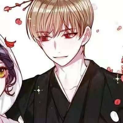 情头动漫一男一女高冷头像二次元高冷系cp一对头像