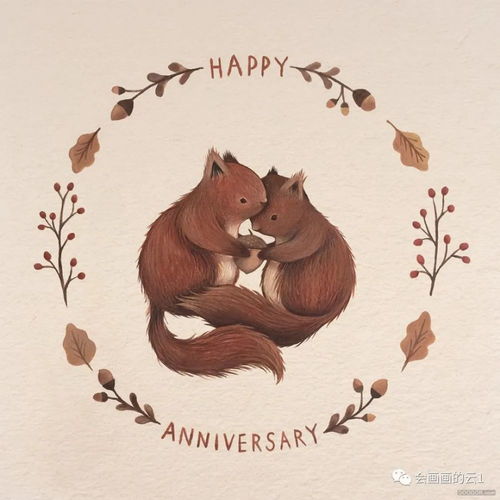 清新可爱的小动物插画作品