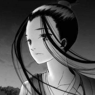 黑白动漫女生高冷头像冷酷黑色二次元女生头像,卡通头像图片