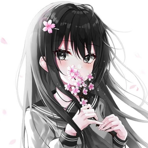 可爱的女生动漫头像别再次丢下我