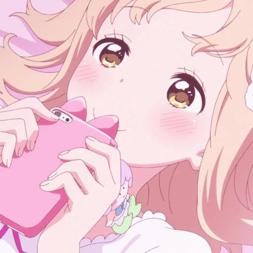 粉色系动漫女头