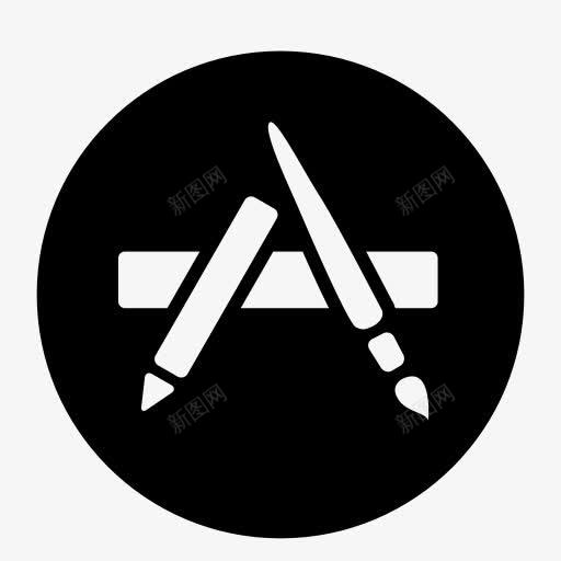 应用程序苹果appstore商店picons社会图标平面设计图片页面网页平面电商创意素材png素材店铺图标